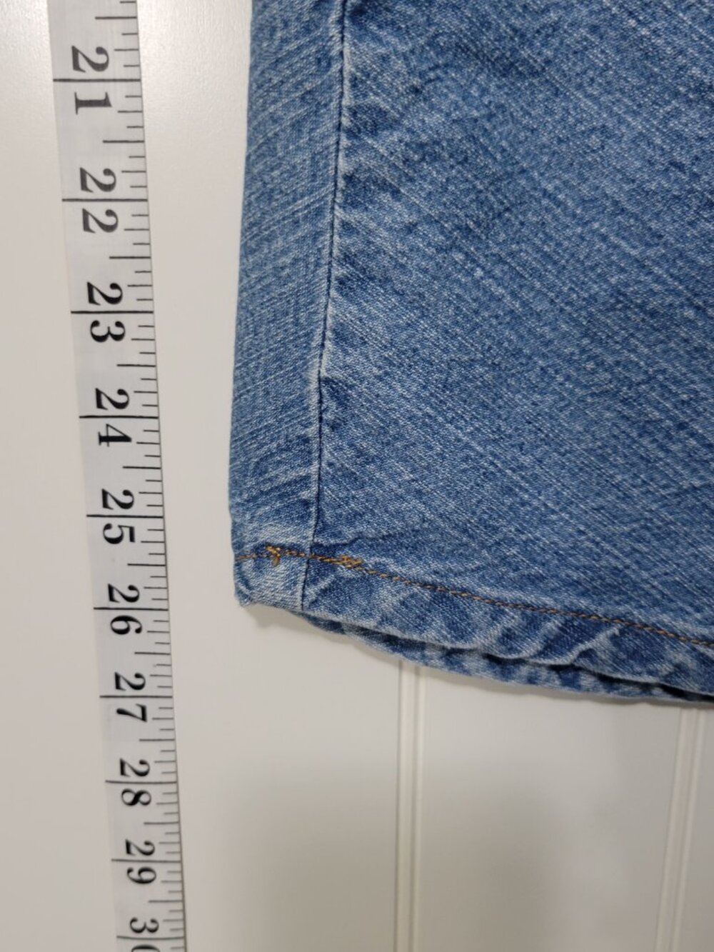 Vtg 80s 90s Y2K Retro Boho Cowgirl Rodeo Diagonal Paneled Flare Denim Midi Skirt - Picture 5 of 8